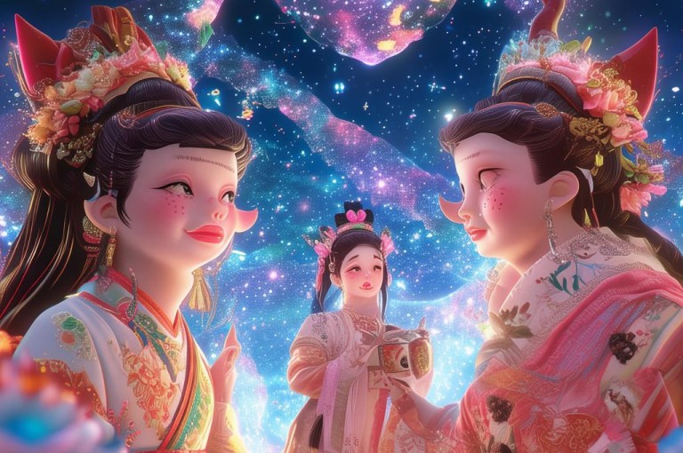 潘甜甜与牛郎织女共庆七夕节，精彩在线观看。